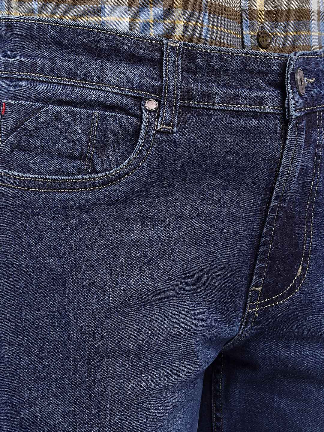 Numero Uno Men Faded Blue Jeans